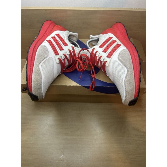 Adidas Ultraboost DNA X Lego Men's White Red Running Shoes Size 7.5 - Picture 7 of 12